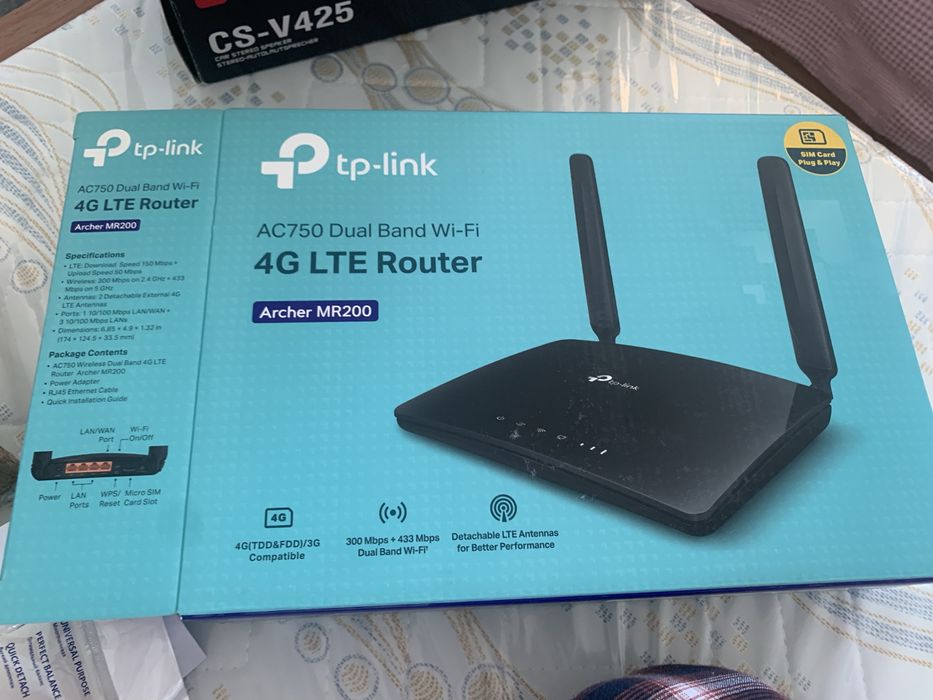 AC750 Dual Band wi-fi 4g LTE Router