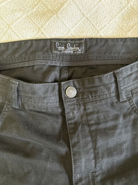 Черные джинсовые штаны Pierre Cardin