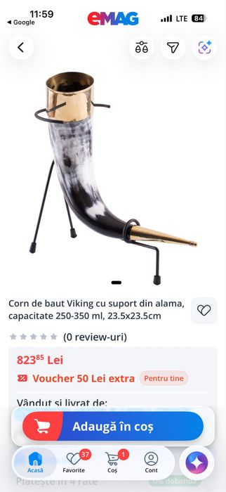 Corn de baut , viking