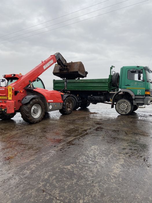 Inchiriere buldoexcavator / miniexcavator / transport basculabil