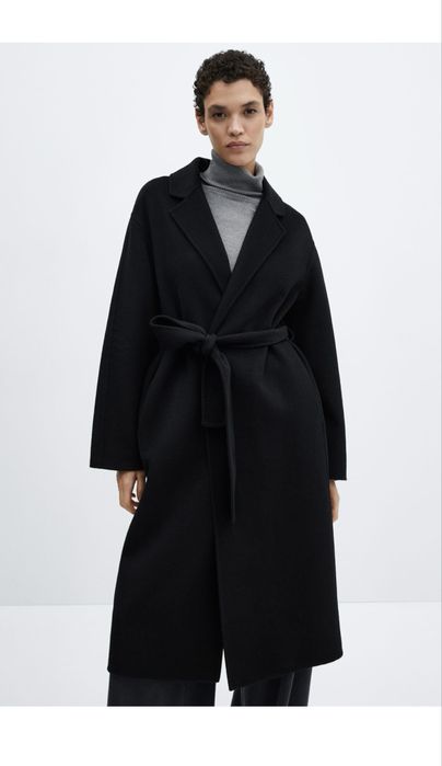 Вълнено палто Mango