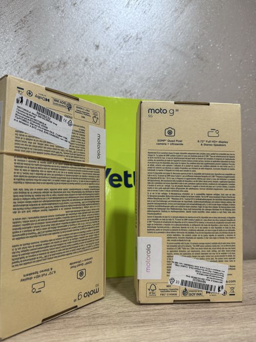 Motorola G35|256GB|Фабрично запечатан|36 м.гаранция Yettel|Сив/Зелен