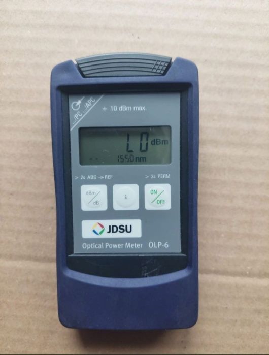 Powermeter , powermetru , aparat măsură putere semnal fibra optica