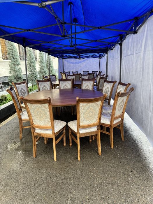 Prokat Stol Stul Naves Yoni oʻraladigan Prakatga beramiz Zontik Pechka