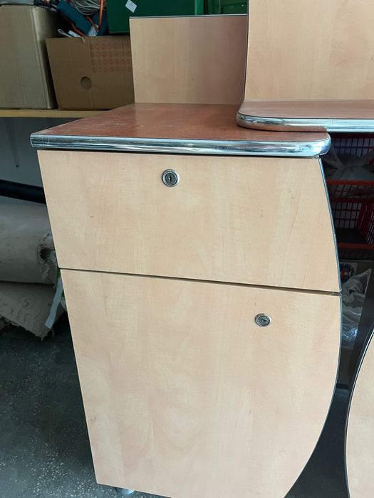 Mobilier Recepție / Salon – Set Complet Modulabil – Design Curbat cu Încuietori