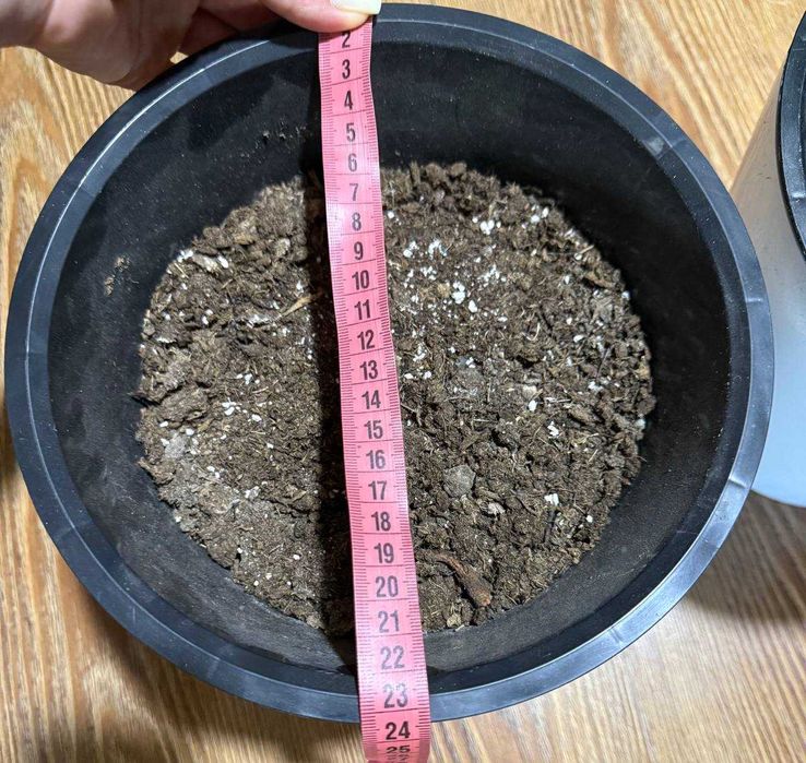 Горшок для цветов двойной с автополивом, кашпо, 5 л, белый (Россия)