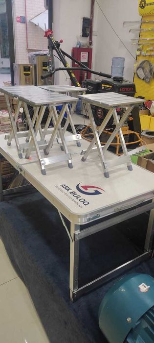 Дача, саёхатлар учун йиғма стол-стул жамадон