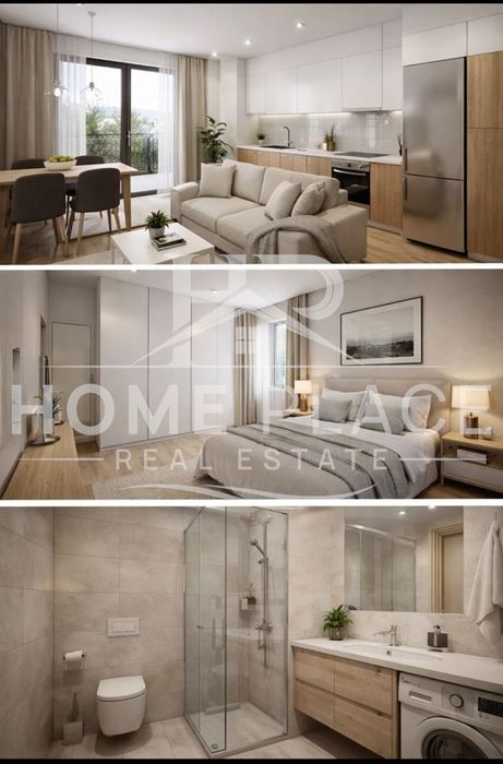 Двустаен апартамент в новострояща се жилищна сграда в ж.к. Трошево