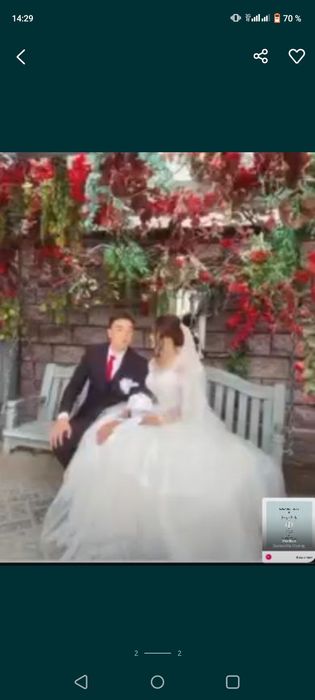 Срочно продам свадебное платье