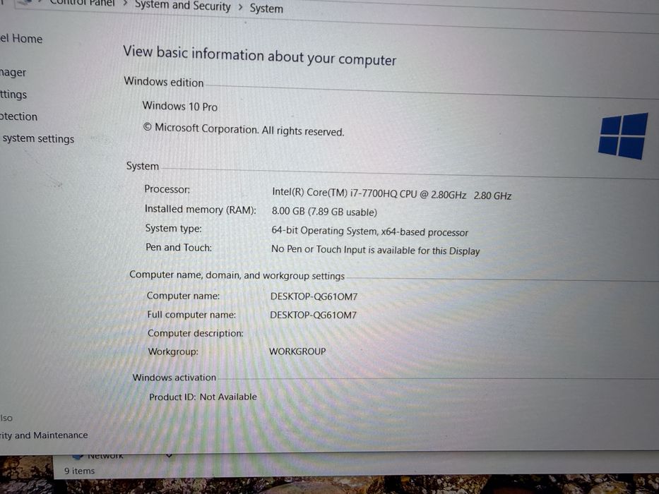 Laptop asus rog gl503v stare excelenta