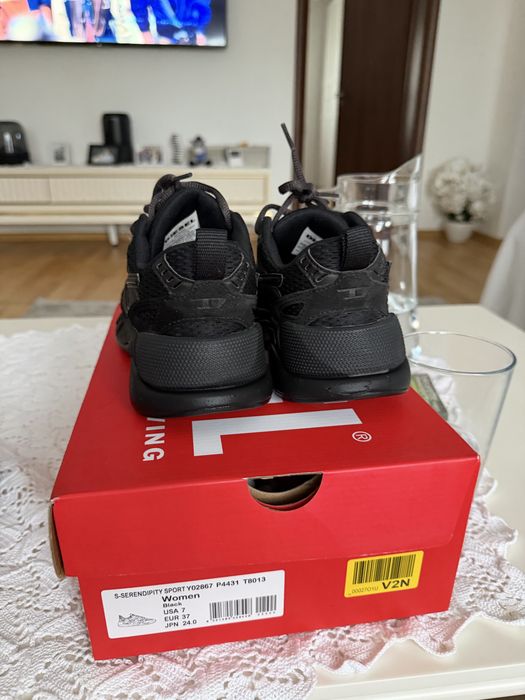 Adidasi Diesel 37 negru piele