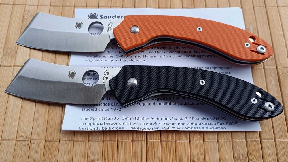 Сгъваем нож Spyderco Roc Cleaver