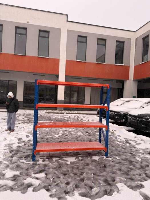 Temir stelaj | Ombor uchun stellaj | Katta va mustahkam tokcha , 500kg