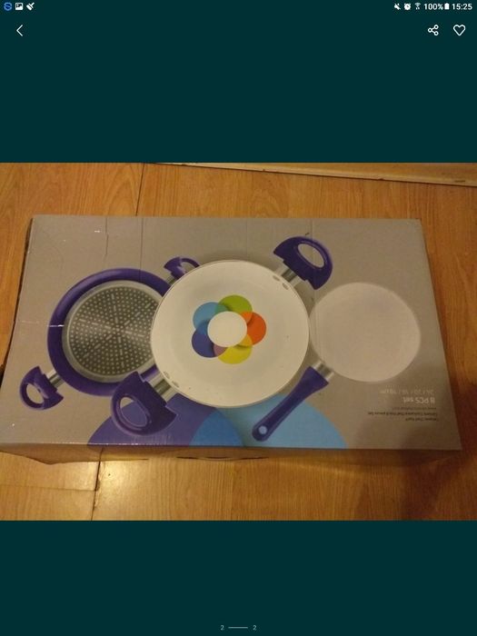 Ceramic Cookware Chef Pan 8 pieces