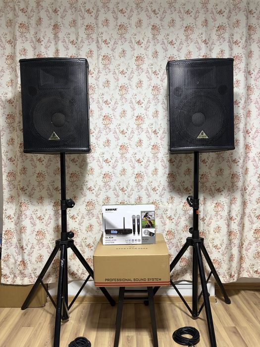 Музыкальная аппаратура Behringer , Shure