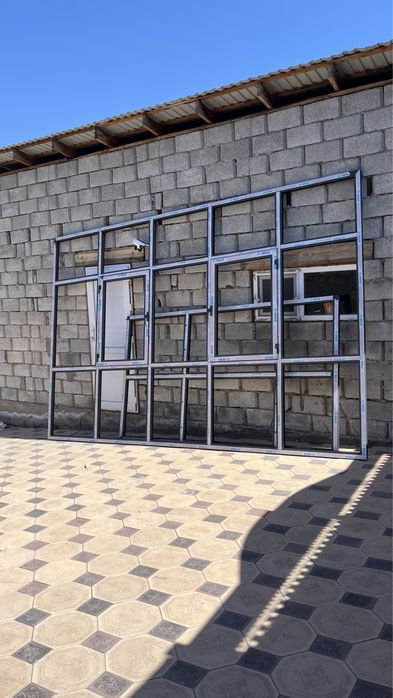 Окна пластиковые и алюминий витражи