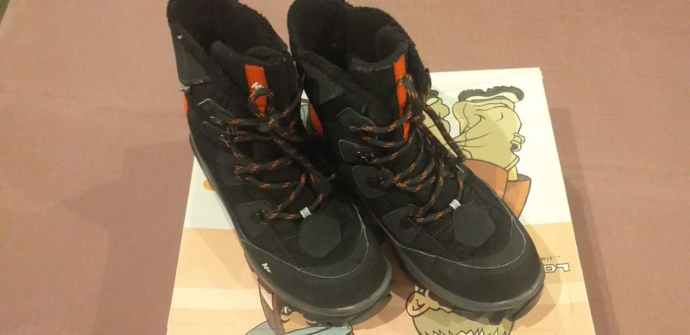 Детски черни обувки от кожа за момиче 35лв-размер 32