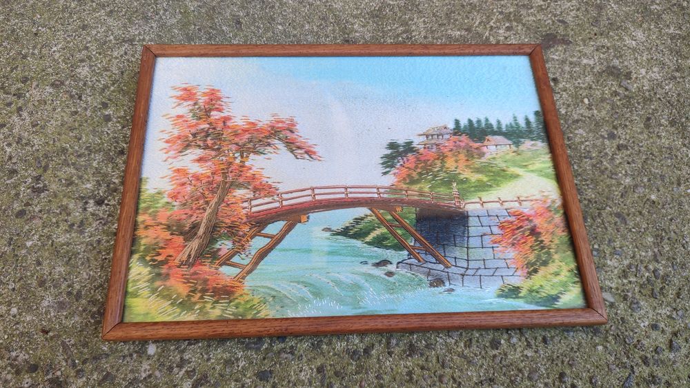 Tablou țesătură japoneză vintage