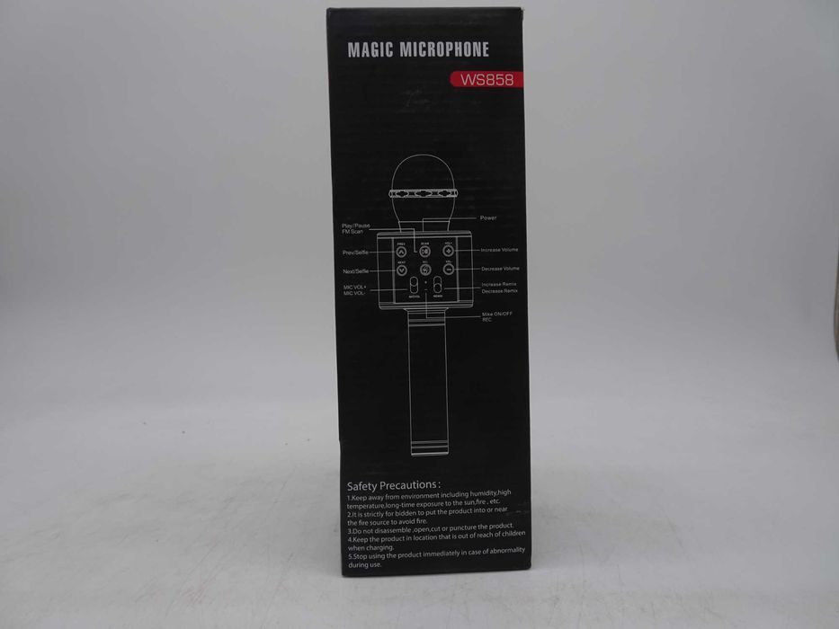 Microfon karaoke wireless, Portabil WS-858