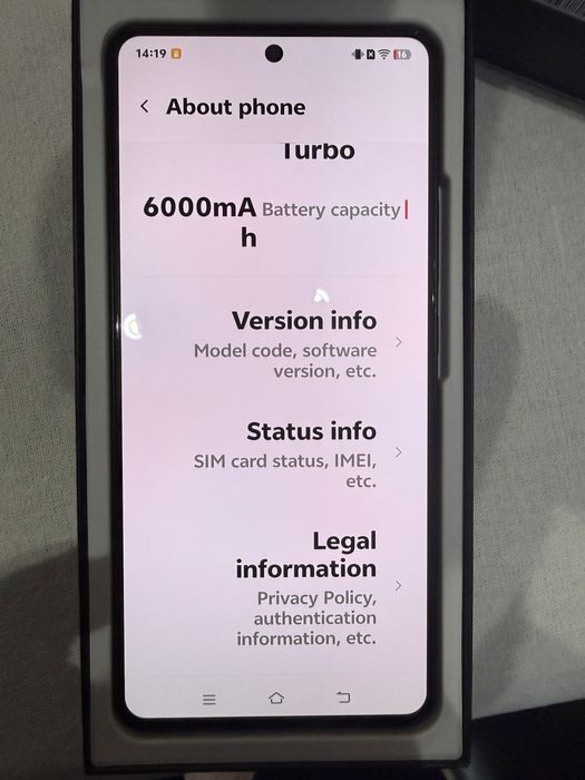 Vivo Iqoo Z9 Turbo memorie 256gb