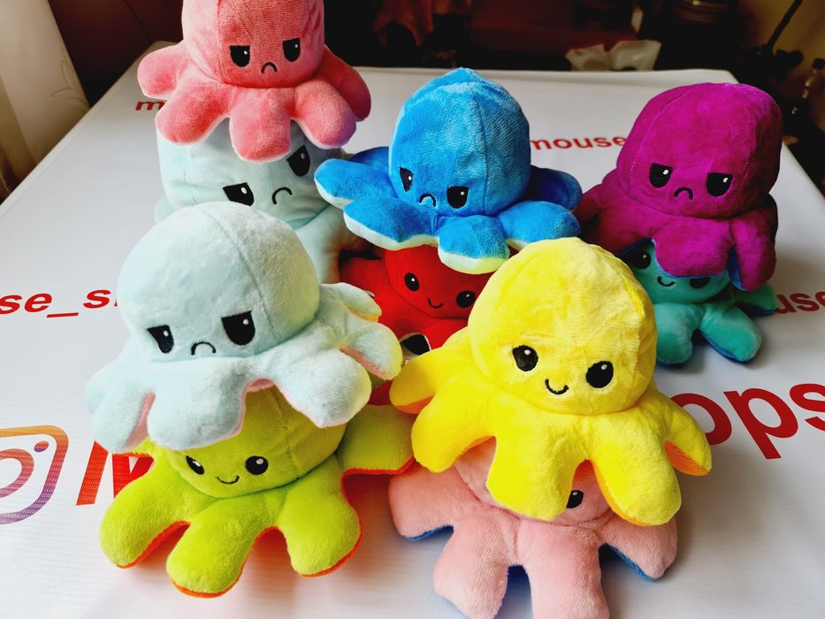 Осьминог перевертыш 10 см