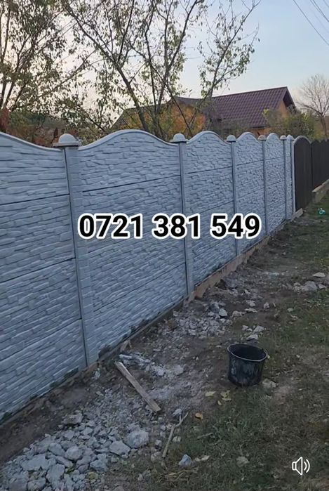 Garduri prefabricate din beton