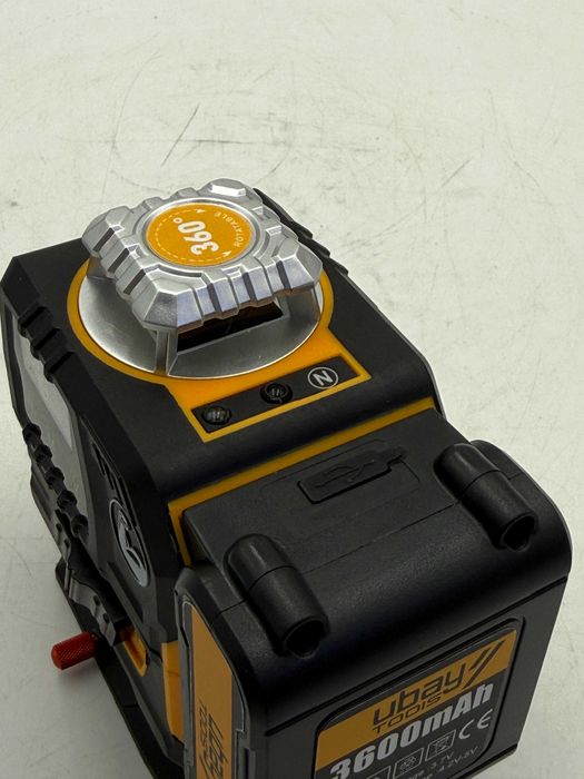 Лазерный уровень Ubay UB-4C, Аккумулятор 3600 mAh (2 шт), Пульт, Очки