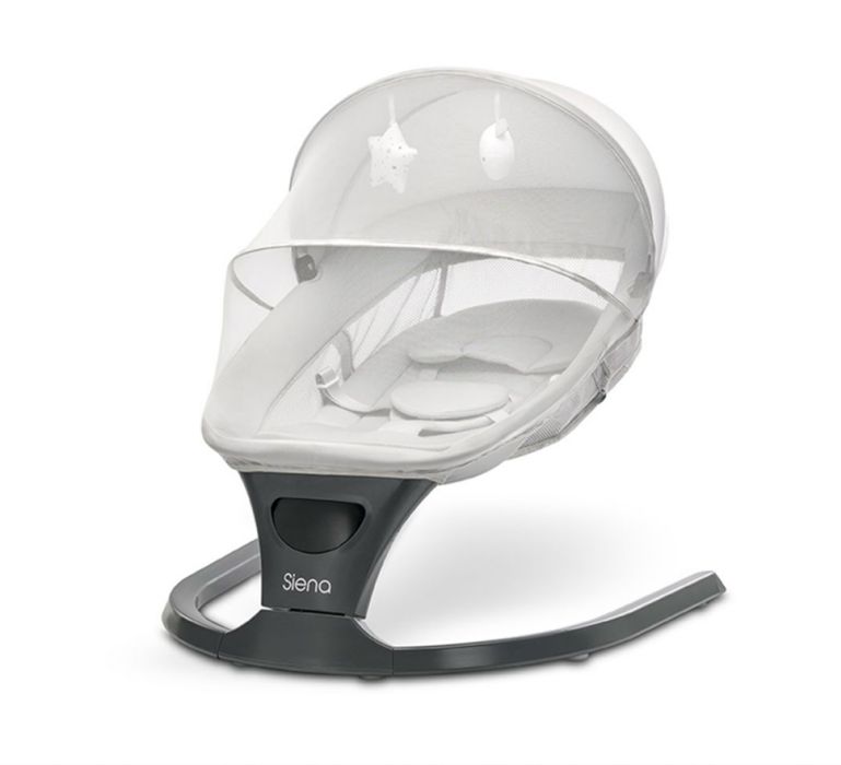 Електрически шезлонг с люлеене Lorelli, сив цвят