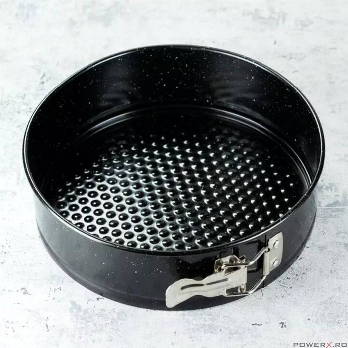 Forma rotunda de copt, cu strat din marmura, tava pentru tort, 24 x