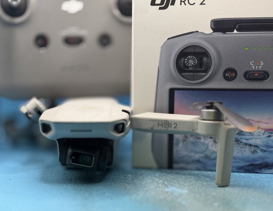 DJI комплект: Mini 2 (за части/ремонт) + DJI RC 2 (заключен)