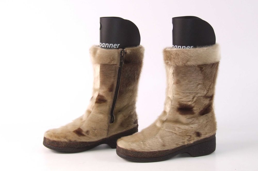 Ghete, botine, apres ski ST. MORITZ, blana foca, mas 39, ca NOI