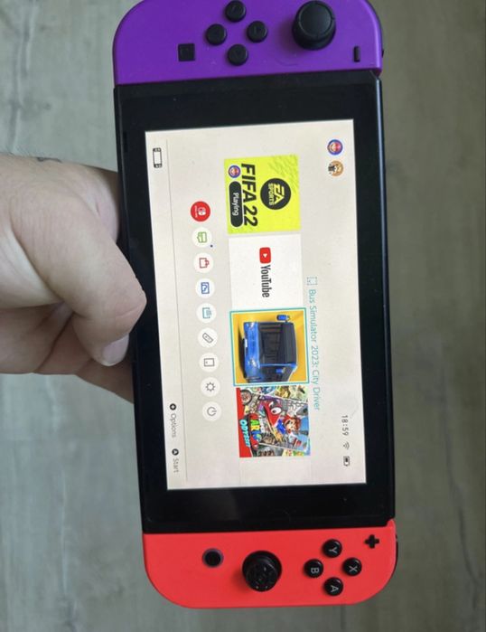 Nintendo Switch – pachet complet + 4 Joy-Con + FIFA 22