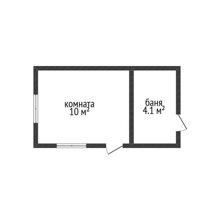Дача, 19.1м², участок 4.4 сот.