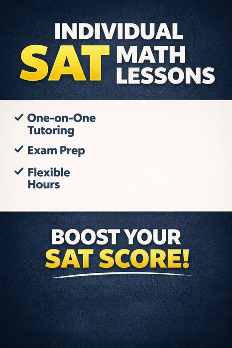 Индивидуальные уроки по математике. Объясняю просто и понятно.