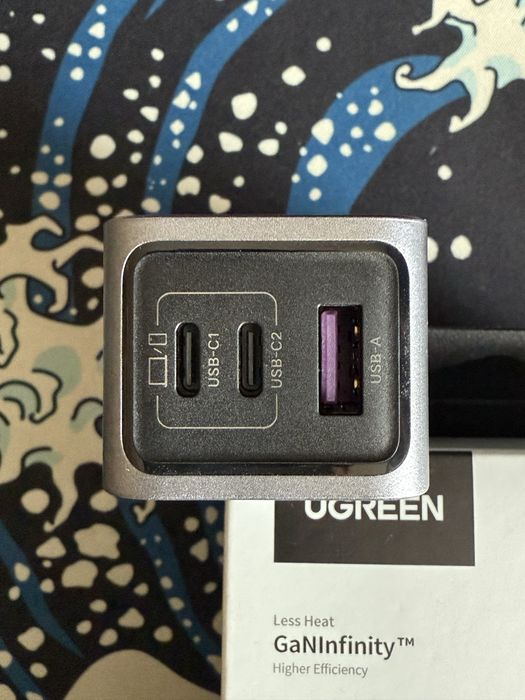 Зарядный блок Ugreen 65 вт