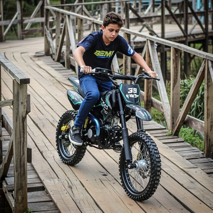 Cross DB-608 Bemi 125cc 4T Hawk 17/14 NOI pornire buton