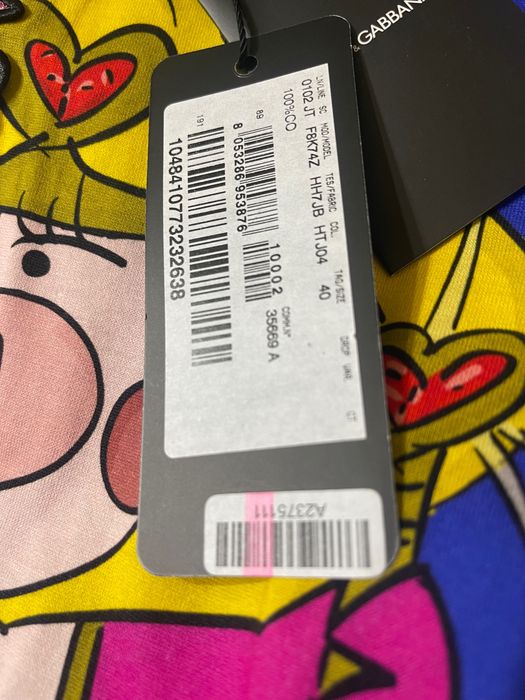 Dolce & Gabbana Year of the pig t-shirt tricou top