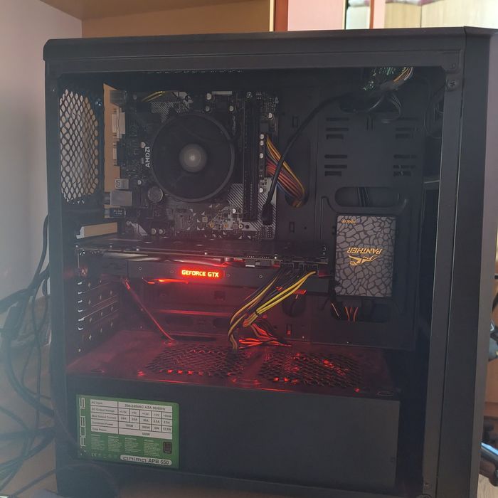 Vând sau schimb PC Ryzen 5 2600 gtx 1080