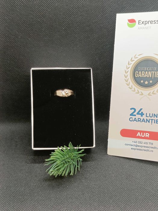 Inel aur 14K 3.24g (Ag16 Moldova b32112) - Garantie 2 ani!