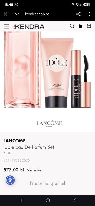 Set Lancome Idole