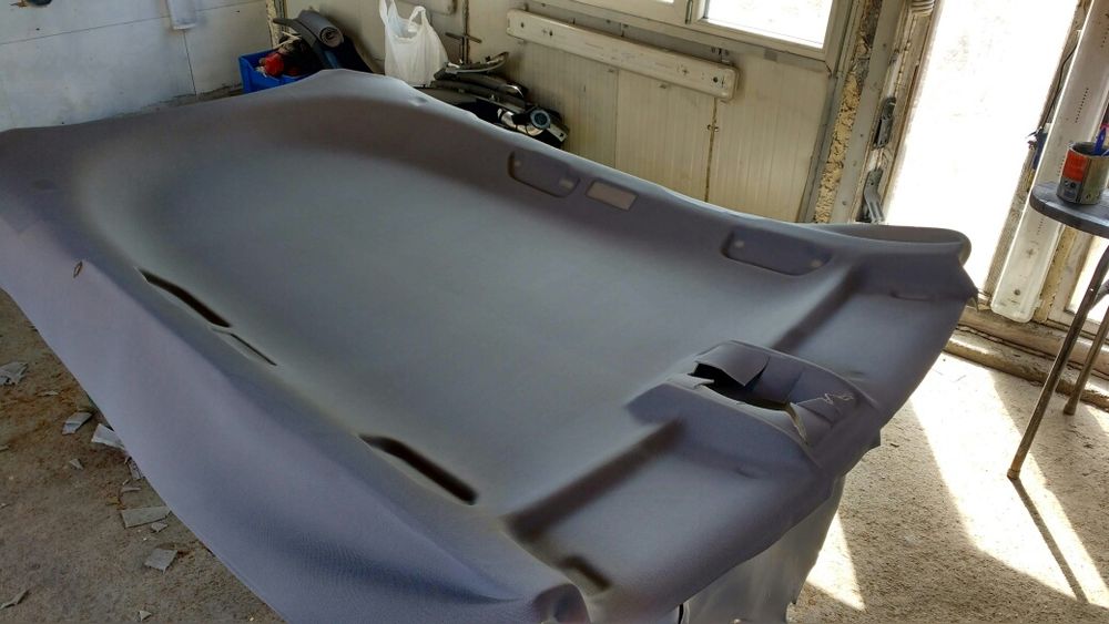 Претапициране на Автомобилни тавани и колонки.