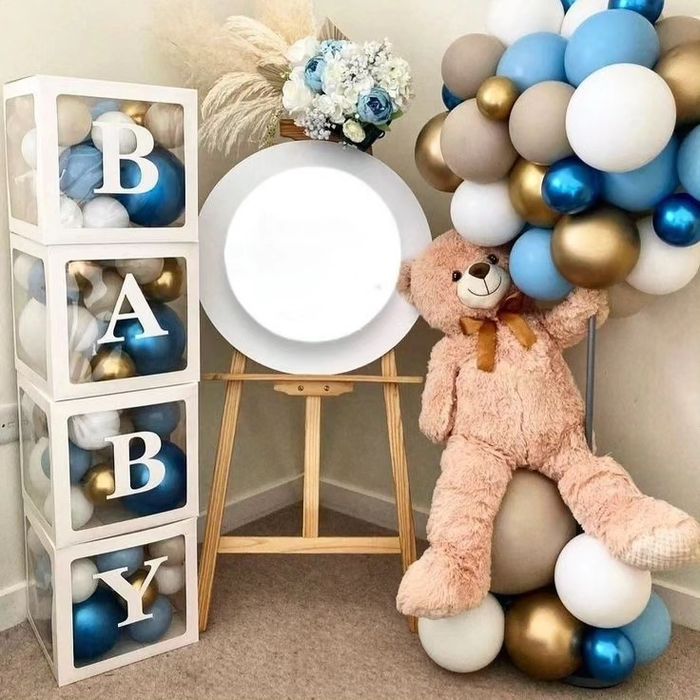 Украса за кръщене, погача, рожден ден или посрещане на бебе