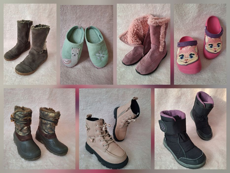 Crocs J2 Cizme inalte piele 32 cu lana Geox Ghete 31 iarna impermeabil