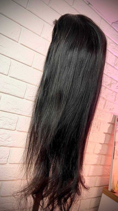 Перука от 100 % ЕСТЕСТВЕН косъм.Нов.70 см