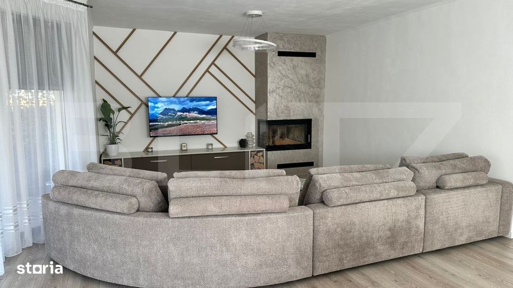 Casa moderna, complet utilata si mobilata