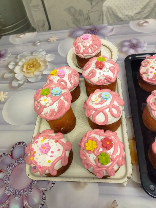 Домашние куличи на праздник Пасхи