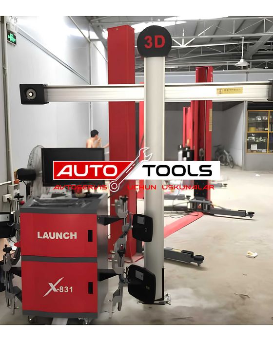 Развал схождение Launch X-831E | Стенд развал схождения Launch - 3D