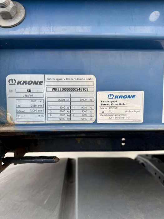 Semiremorca Krone 3 buc.