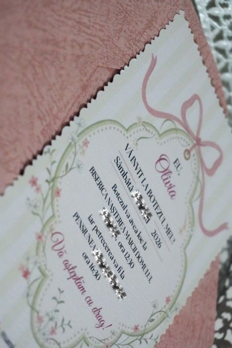 Invitații nuntă/botez