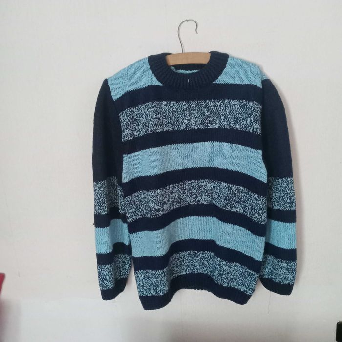 Много топъл мъжки пуловер от 100% вълна